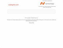Tablet Screenshot of codelightly.com